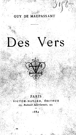 1884年版『詩集』表紙
